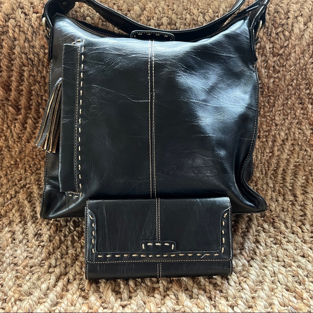 Nine & Co matching leather purse & wallet - Picture 2 of 4